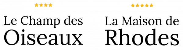 Logo Le Champ des Oiseaux - La Maison de Rhodes